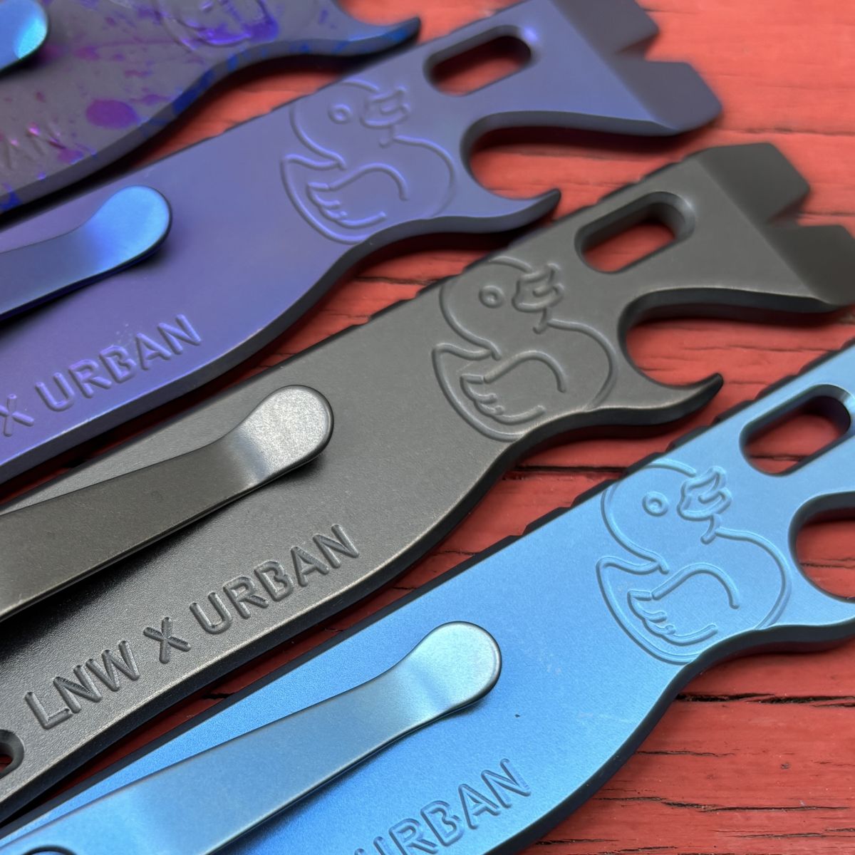 Urban EDC Exclusive Seigaiha v1.1 Titanium Prybar